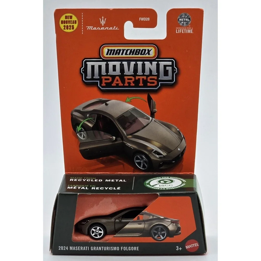 Matchbox Moving Parts 2024 Maserati GranTurismo Folgore 1:64‎ Diecast Car Model